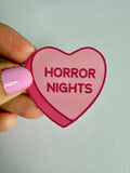 Horror Nights Heart Sticker