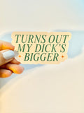 TAYLOR SWIFT 'Turns Out My Dick's Bigger' Sticker