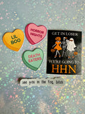 BUNDLE Horror Nights Stickers: Lil boo, Horror Nights, Death heart, Fog Bitch, Get in loser HHN