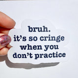 Practice your Music Sticker