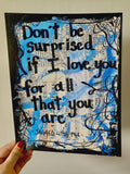 Jagged Little Pill - 'Don't Be Surprised if I love you' ART