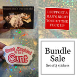 Bundle Sale Set of 3 stickers