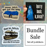 Magic Kingdom Bundle: sticker set of People Mover, Haunted Mansion, Jungle Cruise