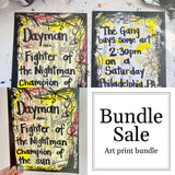 Bundle Sale - set of art prints