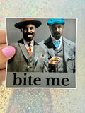 Sinners Bite Me Sticker
