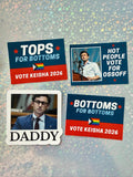 Jon Ossoff Top/Bottoms Sticker Bundle