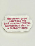 Father Figure Mental Sticker
