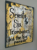 THE MUSIC MAN- Seventy Six Trombones ART
