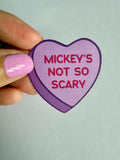 Mickey's not so scary heart Sticker