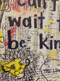 THE LION KING- 'I Just Can't Wait To B King" ART