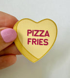 Pizza Fries Sticker