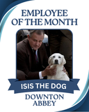 Custom employee of the month pet Sticker