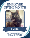 Custom employee of the month pet Sticker