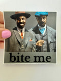 Sinners Bite Me Sticker