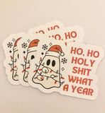 Christmas Ghost Sticker
