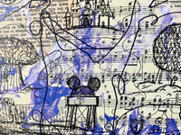 WALT DISNEY WORLD - Four Parks Illustration - CANVAS