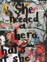 WONDER WOMAN "She needed a hero, so that's what she became" - Comic Book CANVAS