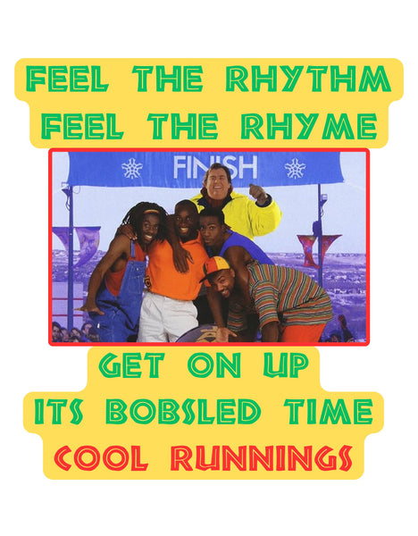 Cool Runnings vinyl sticker