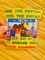 Cool Runnings vinyl sticker