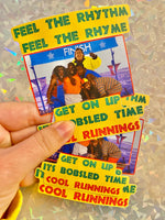 Cool Runnings vinyl sticker