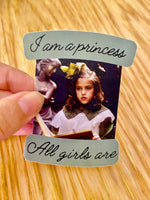 Little Princess vinyl sticker