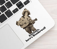 Anyways, here's Wonderwall vinyl sticker