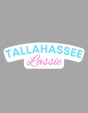 Tallahassee Lassie vinyl sticker art Florida State Tally cute FSU funny decal gift Valentine's Day laptop journal notebook present girl