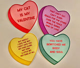 Pride and Prejudice Valentine's heart vinyl sticker Mr. Darcy