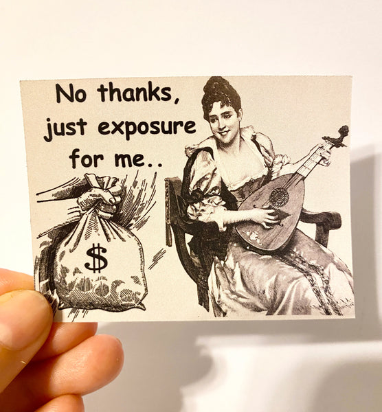 I Love Bad Music Sticker