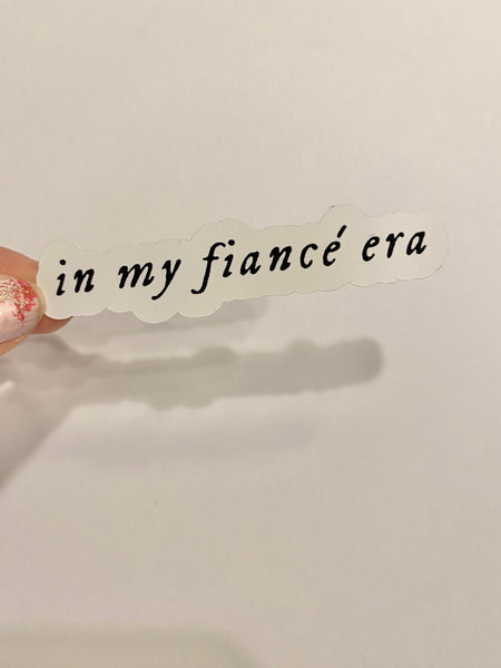 Fiancé Era sticker vinyl