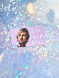 Owen Wilson wow vinyl sticker