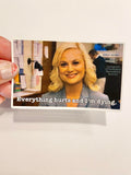 Parks and Rec vinyl sticker Leslie Knope