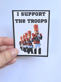 Support the Troops sticker art Disney World Disneyland adult Orlando funny decal gift water bottle laptop sticker notebook cute present