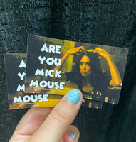 New Girl Mick Mouse sticker