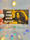Mick Mouse Sticker