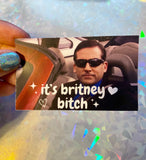 The Office vinyl sticker Michael Scott Britney Spears quote It's Britney bitch funny decal gift laptop water bottle sticker notebook present