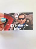 The Office vinyl sticker Michael Scott Britney Spears quote It's Britney bitch funny decal gift laptop water bottle sticker notebook present