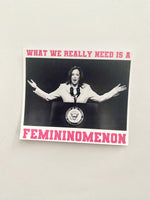 Kamala Harris Chappell Roan sticker Femininomenon