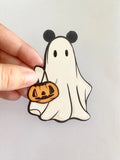 Mickey Halloween Ghost Sticker