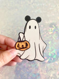 Mickey Halloween Ghost Sticker