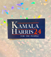 Kamala Harris vinyl sticker