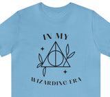 Wizarding world Potter shirt era Universal Islands of Adventure Orlando trip vacation matching women girls ladies Unisex Short Sleeve Tee