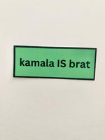 Kamala Harris Charlie XCX Brat sticker