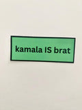 Kamala Harris Charlie XCX Brat sticker