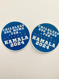 Kamala Harris vinyl sticker cat lady dog mom dad