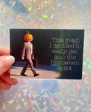 Dwight Schrute Halloween Spirit Sticker