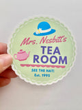 Mrs. Nesbitt's Tea Room Sticker