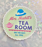 Mrs. Nesbitt's Tea Room Sticker