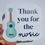 Thank you for the Music Sticker