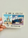 Disney Universal Divorce Sticker